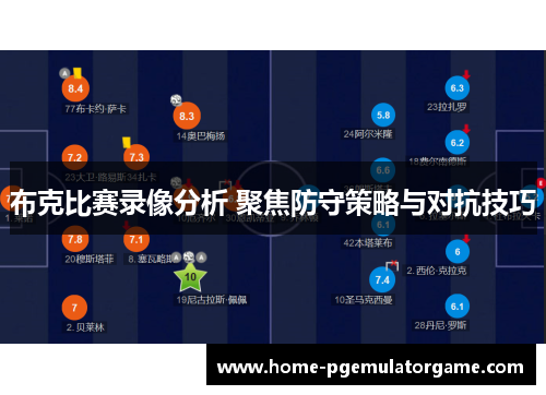 布克比赛录像分析 聚焦防守策略与对抗技巧