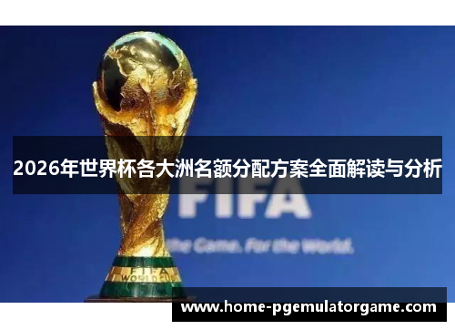 2026年世界杯各大洲名额分配方案全面解读与分析
