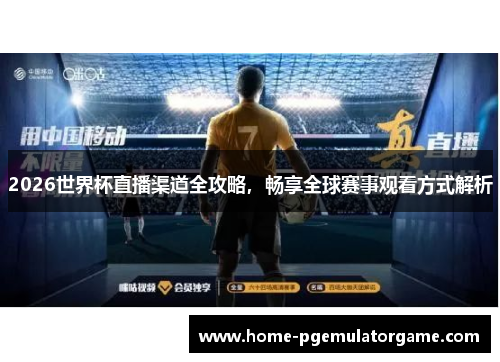 2026世界杯直播渠道全攻略，畅享全球赛事观看方式解析