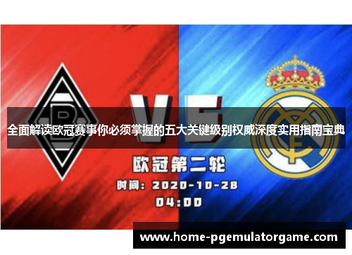 全面解读欧冠赛事你必须掌握的五大关键级别权威深度实用指南宝典 全面解读欧冠赛事你必须掌握的五大关键级别权威深度实用指南宝典